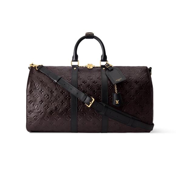 Louis Vuitton Name Tag w/ T H Initials Goldtone Black Large Black - Picture 4 of 15